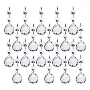 Dekorativa figurer Kristallglasboll 30 mm hängande bollar ljuskrona prismor rensade fasetterade hängande kristaller för bröllopshantverksdekoration