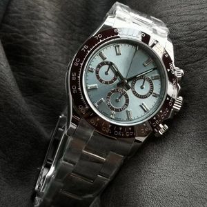 BP Fabrik Högkvalitativ klocka M126506-0002 Titta på Fine Steel Case Strap Ceramic Bezel Sapphire Glass Mirror Diamond Hour Logo 7750 Automatisk mekanisk rörelse 40mm