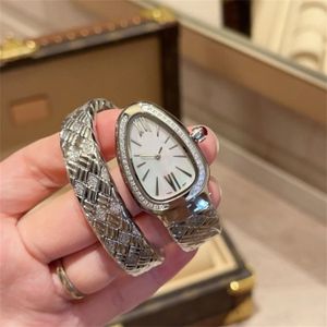 U1 Top-Grade AAA Ladies Watch Serpentine Set mit Diamant Dial Snake Superquarz Form Japanischer Quarz einzigartiger Kunststil Designer 23x34mm Sport-Serie Armbanduhr