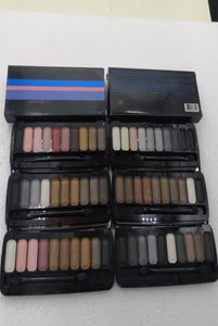 1PCS Make -up Moderne Lidschattenpalette 10Colors Limited Lidschatten mit Pinsel Blue12189715274848