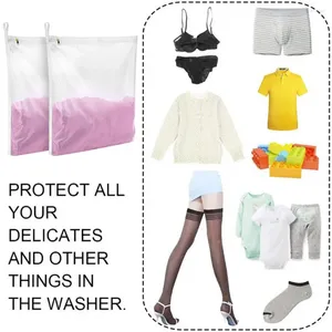 Worki do prania 2PC/zestaw praktyczny torba pralki zużycie odpornych na ubrania duże pojemność odzież