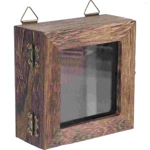 Farme Display Box Box Cancellafly Esemplare Muro appeso Floro secco