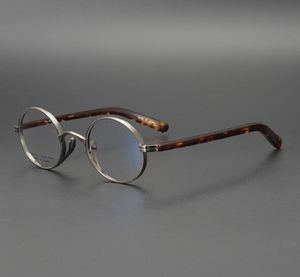 Exquisite retro style round frames for men and gentlemen full frame metal glasses tortoiseshell mirror legs glasses8748845