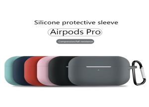 Airpods Pro Case Accessessesies Accessessesies беспроводная гарнитура Bluetooth Silicone Cover2385276