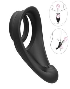 Massage Cock Ring Lock Sperm Erection Sleeve Delay Ejaculation Cockring Sex Toys For Men Intimate Goods Sex Shop7188598