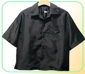 21SS Nya män och kvinnors shortsleeved skjorta avslappnad mode nylon vattentät tyg ficka design allmatch jacka storlek sxxl7419060