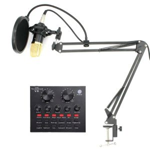 Mikrofoner BM 700 Studiomikrofon för datorprofessionell kondensor Mikrofoninspelning Mikrofon Karaoke Microphones Microfone