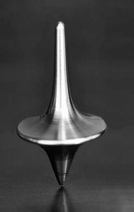 Från Inception Movie Inception Rostfritt stål Spinning Top Totem Spinningtop med Zinc Alloy Silver4390764