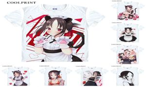 Kaguya sama amor é camiseta de guerra shinomiya kaguya fujiwara chika tee anime anime personalizado casual cosplay tshirt impressão de manga curta tshirt8746698