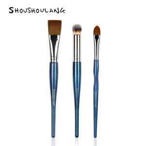 Kits Shoushoulang Profissional Handmade Make Up Brush 1pc Fundação Brush Brush Soft Resilient Synthetic Makeup Brush