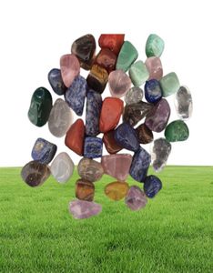 Dingsheng Natural Mixed Chakra Stones Gravel Crystal Custal Cupper Complet Cone Chips Amethyst aventurine Jasper lapis lazuli для Healin8379234