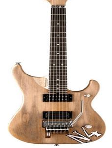 Natural N4 Electric Guitar Ash Body Maple Neck Floyd Rose Tremolo Tailpiece Abalone Dot Inlays Chrome Hardware3699312