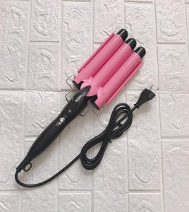 Professional ceramic triple barrel curling iron perm styling tool hair stickoiu4095150