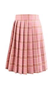 2020 Available Cheap with Uniform Skirts Cosplay Plaid Skirt with different colors size Homecoming Dresses JK015328485