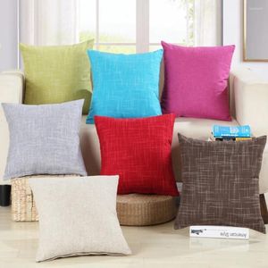 Pillow Modern Style Decorative Pillows Solid Color Red Blue Green Gray Cover Home El Car Decor Sofa Seat Throw Cases