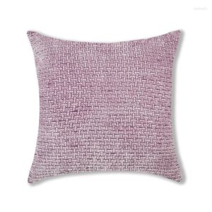 Pillow Nordic Style Pillowcase Thickened Chenille Solid Color Living Room Sofa El Bedroom Bed Fashion Home Art Fabric Cover