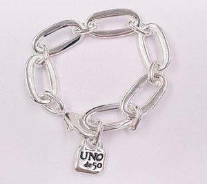 Neuankömmlinge authentisches Armband Fantastische Freundschaftsarmbänder uno de 50 plattierter Schmuck passt europäischer Stil Geschenk für Frauen Männer Pul0945587107