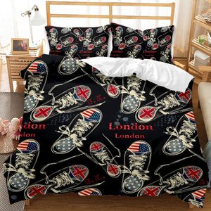 Bedding Sets 3D Printing Digital Design Urban Design Fashion Duvet Cover fronhas