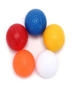 20pcs Golf Practice Balls Outdoor Sports Sports Plastic Golf Hollow Indoor Practice Training Ball7611508