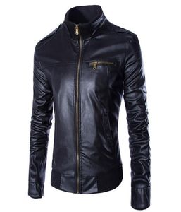 Yepyeni pu deri ceket erkekler bluzon moto cuir erkek rüzgar geçirmez motosiklet bisikletçisi ceket jaqueta de couro veste cuir homme y08804476