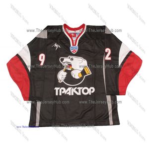 Raktor＃92 Kuznetshov＃33 Francouz＃74 Kravtsov Embroidery Stitching Hockey Jersey任意の名前番号をカスタマイズする