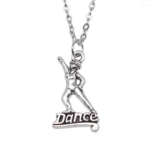 Pendant Necklaces 1pcs Dance Choker Necklace Components Charms For Jewelry Making Cute Chain Length 43 5cm