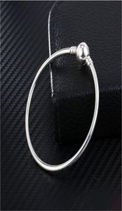 Wholesale 925 Sterling Silver Bracelets 3mm Chain Fit ra Charm Bead Bangle Bracelet DIY Jewelry Gift For Men Women6878372