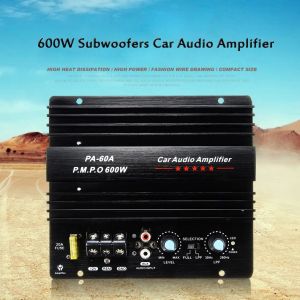 Amplifier Hot PA60A Speaker Amplifier Board Lossless Subwoofer Bass Module Durable Mono Channel 12V 600W High Power Car Audio Accessories