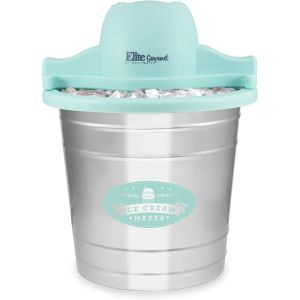 Réus 4qt.Antegração Galvanized Metal Bucket Ice Cream Electric Máquina de sorvete EIM308L