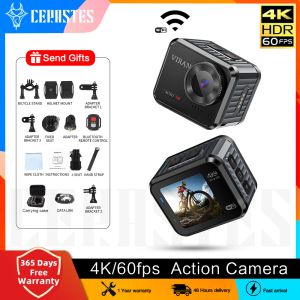 カメラCERASTES MINI 4K/60FPPS ULTRA HDアクションカメラV8 20MP WIFI 170D 10Mボディ防水ヘルメットビデオ録音カメラスポーツDVカム