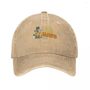 Ball Caps Fab Rats Original Welder Rat Logo Cowboy Hat Military Cap Man Beach Outing Vintage For Men Women'S