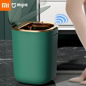 Trimmers Xiaomi Smart Sensor Trash 12L Light Luksusowy łazienka śmieci Busket Automatyczny kosz na śmieci do ścieków do toalety kuchennej Smart Home