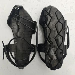 Sandals Handmade Strong Men's Outdoor Water Shoes Tires Tire Soles Rubber Beach Leather Shoe Women Size 34-50