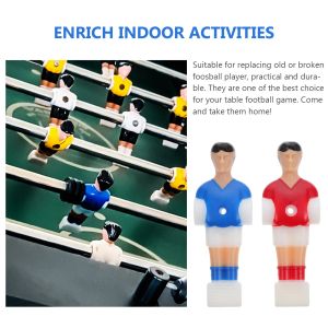 11 PCs Fußballmaschine Spieler Kinder Foosball Accessoire Männer Mini Tischfußballspiel Teil Plastik Figur Ersatz Kind