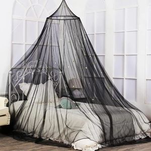 Dome Mosquito Net Easy Installation Fine Mesh Wear Resistant Stars Princess Canopy Fluorescent Bedcover Curtain Home Supply 240407