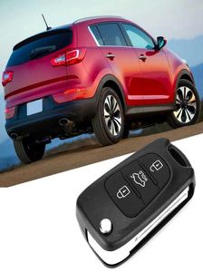 Austauschbares Car Flip 3 Button Remote Key FOB Hülle Shellabdeckung für Hyundai 20062013 Kia Rondo Sportage Kia Soul Kia Rio7594578