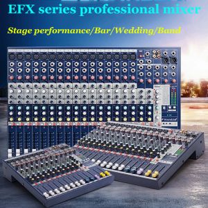 Mixer EFX8/12/16 CHANNAL EFECTO DIGITAL MULTIMAL DA ESTAÇÃO PROFISSIONAL ESTAÇÃO DE MISTÃO DE MARSOBILIZAMENTO DE CONSELHO DE SOM 48V USB Stage 48V