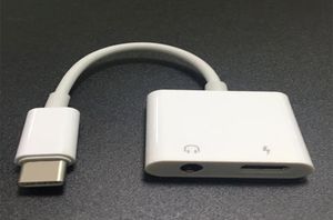 2インチデュアルタイプCジャックイヤホンアダプターSAMSUNG S20の注目20 Huawei P40 USB-C〜3.5mm Aux Oヘッドフォンスプリッター充電Converter2422083