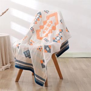 Handtuch Bohemian Home Duschtücher Badezimmer Weiche absorbierende japanische Stil Schnelltrocknen 4 Schichten Gaze Baumwollbad für den Körper