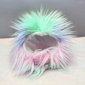 Dog Apparel Pet Lion Hat Shape Costume For Halloween Parties Adjustable Cosplay Wig Small-medium Dogs Festivals