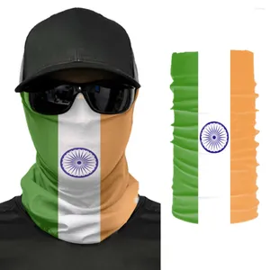 Lenços 2024 Índia bandeira de lenço de cachecol face máscara unissex moda mais quente bandana de cabeça de cabeça para ciclismo de ciclismo