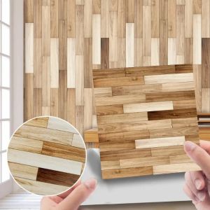 Stickers Wood Grain Wallpaper Peel and Stick Wallpaper Contact Paper Self Adhesive Wall Paper for Drawer Shelf Liner Cabinet Flat Sticker