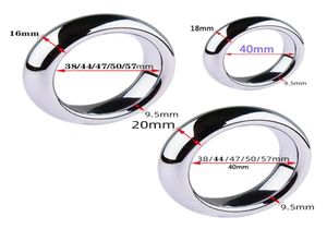 6 Size Metal Cock Ring sexyToys For Men Penis bondage lock Delay Ejaculation Rings Weight Cockring sexy Toys Adults 181130296