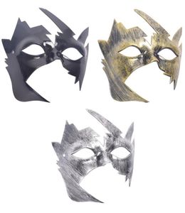 Halloween ganze Männer Burniertes antikes Silber Gold Venezianer Mardi Gras Masquerade Party Ballmaske Männer Maskerade Maske Vorräte1944452