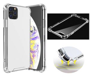 Transparent schockdes Acryl -Telefonhüllen Hybrid -Rüstungen Harthülle für iPhone13 12 11 Pro XS MAX XR 8 7 6 Plus Samsung S20 NOTE20 U2971635