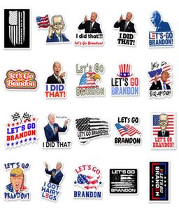 50pcsset Lets Go Brandon Cartoon Biden I DID That Waterproof Decals Stickers For Luggage Diy Laptop Case Decorative Gift9131224