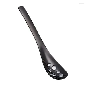 Spoons Metal Cooking Spoon With Holes Long Handle Perforated Large For Coffee