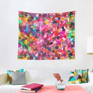 Tapestries Watercolor Dots Tapestry Home Decorating Decorative Wall Murals Hanging