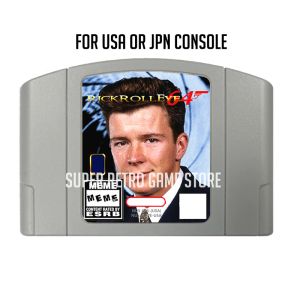 Accessoires Rickroll Eye 64 N64 Spielkarte für N64 European/ American/ Japanische Konsole