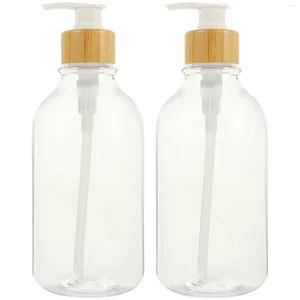 Dispensador de sabão líquido 2 pcs com sabão engarrafado fornecimento de viagens plásticas de shampoo vazio recipiente de recipiente de mão